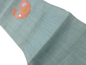 抽象模様織出し名古屋帯